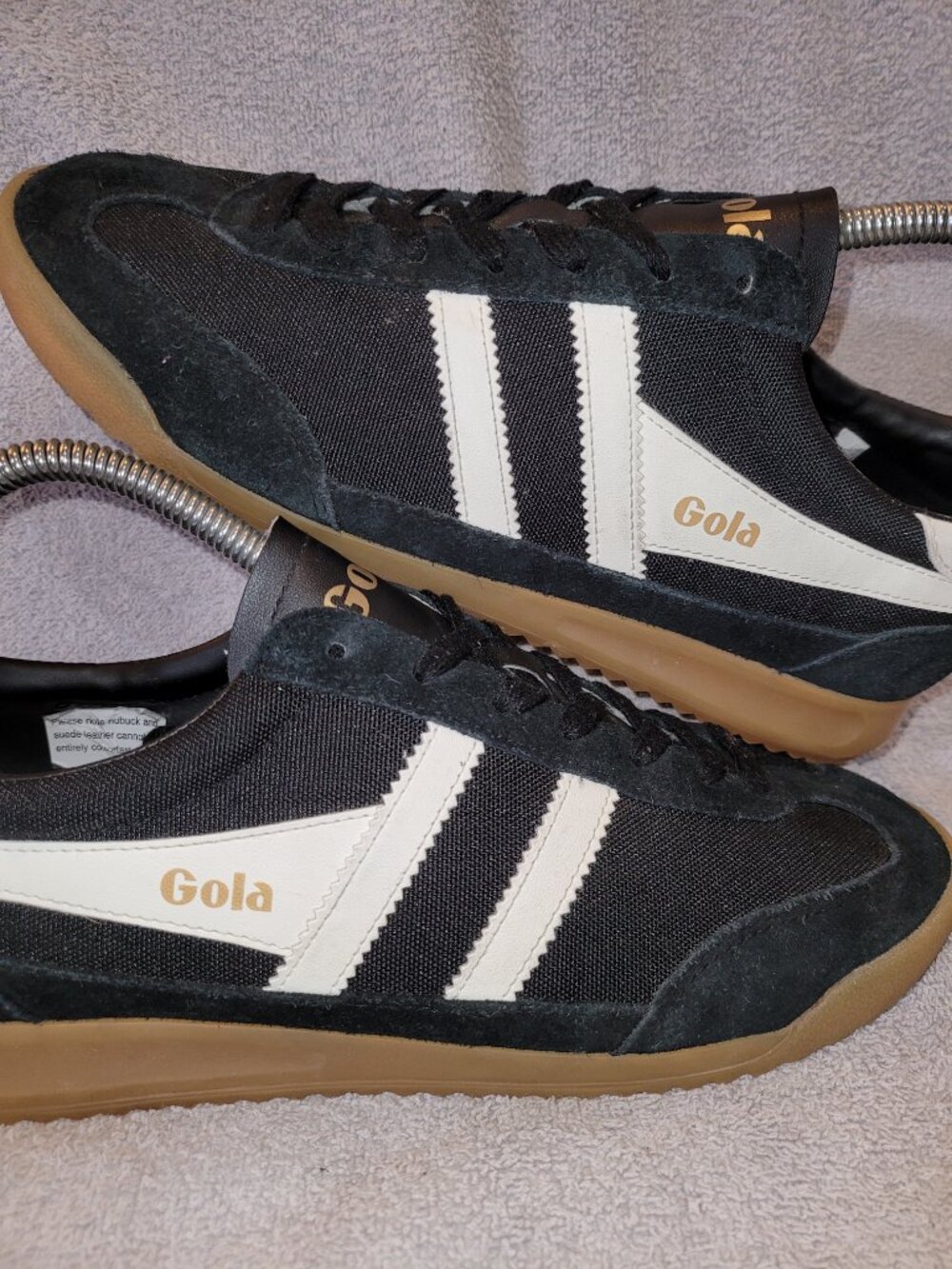 Gola Women's Size 9 Tornado Black/Off White Tan Gum Sneakers CLB623 (#2008) - Picture 11 of 15